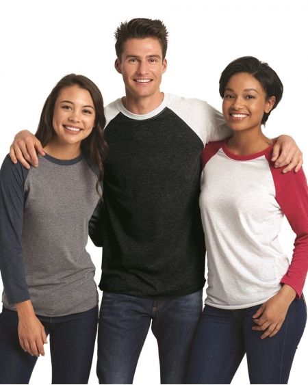 Next Level-Unisex Triblend Three-Quarter Sleeve Raglan-6051